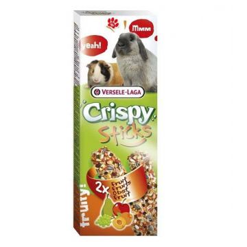 VERSELE-LAGA Crispy Sticks pt iepuri şi porcuşori, cu Fructe, 2 bucăţi, 110g