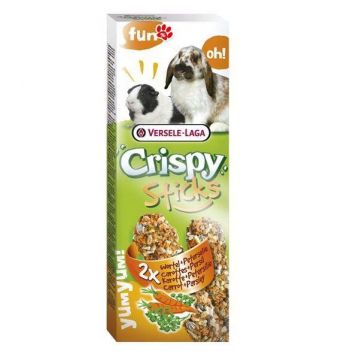 VERSELE-LAGA Crispy Sticks pt iepuri şi porcuşori Morcov/Pătrunjel, 2bucăţi,110g