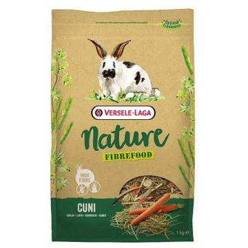 VERSELE-LAGA Nature Cuni Fibrefood Hrană cu fibre pentru iepuri sensibili 1kg