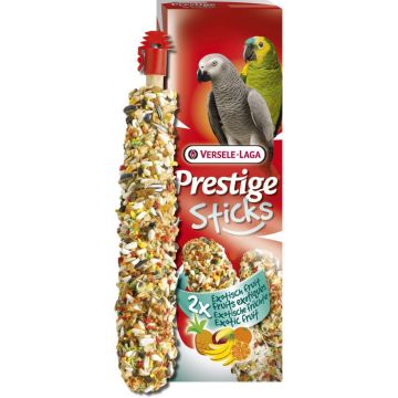 VERSELE-LAGA Prestige Baton pentru papagali mari Fructe Exotice 2 bucăţi 140g