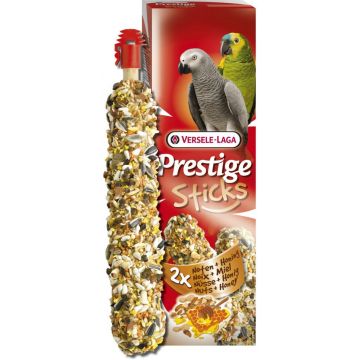 VERSELE-LAGA Prestige Baton pentru papagali mari, Nuci şi Miere 2 bucăţi 140g