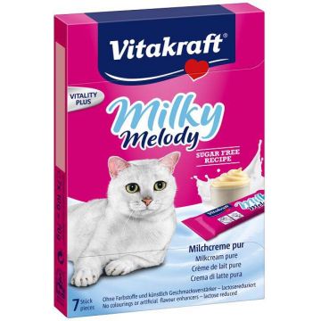 VITAKRAFT Delicatesă pentru pisici Milky Melody 7x10g, 70g