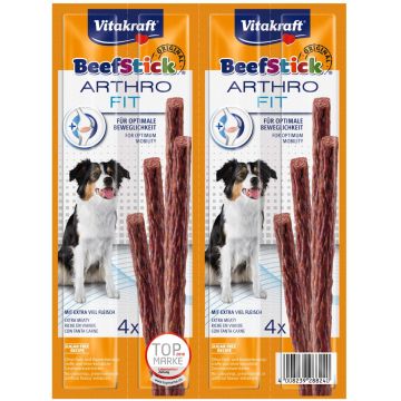 VITAKRAFT Delicatese pentru câini Beef Stick ArthroFit cu Vită, 4 bucăţi, 48g