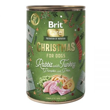 Brit Care Dog Christmas Can Rabbit 400 g