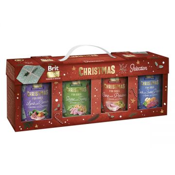 Brit Care Dog Christmas Selection Cans for Dogs 4x400 g