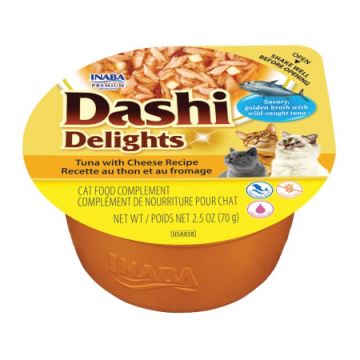 Ciao Dashi Delights pentru pisici cu Ton si Branza