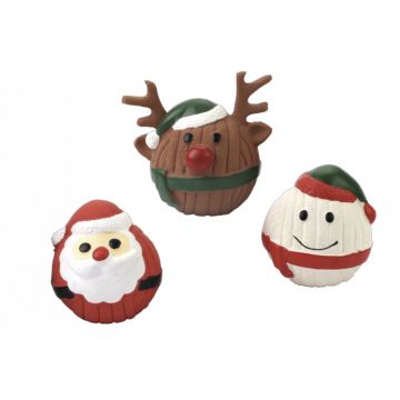 Jucarie caine - Minge latex Craciun