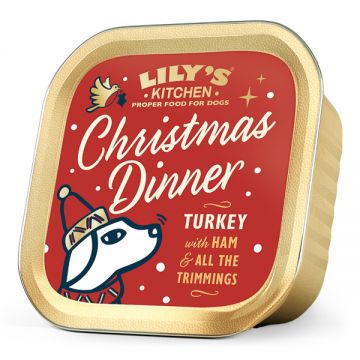 Lily's Kitchen Christmas Turkey and Ham for Dogs 150 g