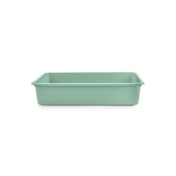 Litiera deschisa pentru pisici - Verde - 42 x 33 x 9 cm