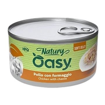 OASY Natury Conservă pentru pisici, cu Pui şi Brânză, în jeleu 150g