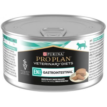 PURINA Veterinary Diets Feline EN Gastrointestinal Mousse pentru pisici 195g