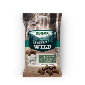 Recompense pentru caini - Bogar Simply Wild - Miel - 100g
