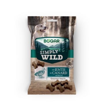 Recompense pentru caini - Bogar Simply Wild - Rata - 100g