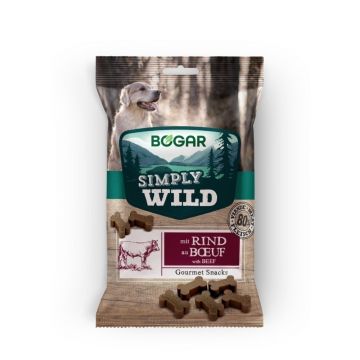 Recompense pentru caini - Bogar Simply Wild - Vita - 100g