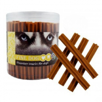 Recompense pentru caini Fine Dog, Bacon, 50 bucati, 12.5 cm