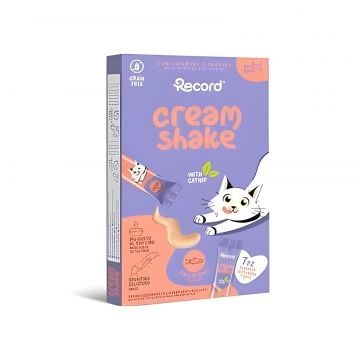 Recompense pisici - Cream Shake pentru pisici - Somon - 7 x 12 g
