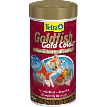 TETRA Goldfish Gold Color Hrană granulată pentru caraşi aurii 250ml