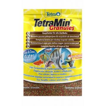 TETRA Min Granules Plic hrană granulată pentru peşti tropicali 15g