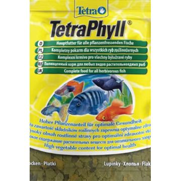 TETRA Phyll Flakes Plic hrană fulgi pentru peşti ornamentali ierbivori 12g