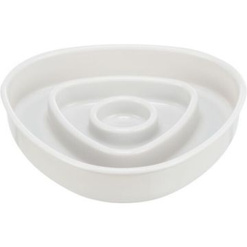 Trixie, castron plastic pentru hranire lenta, 0.35 L/ 15x15 cm