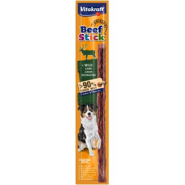 VITAKRAFT Delicatese pentru câini Beef Stick cu Vânat, 1 bucată, 12g