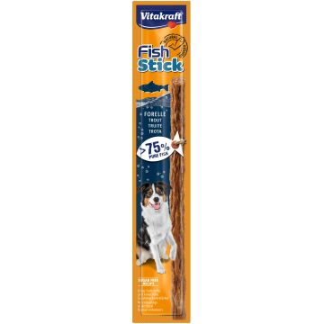 VITAKRAFT Delicatese pentru câini Fish Stick cu Păstrăv, 1 bucată, 15g