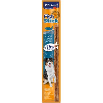VITAKRAFT Delicatese pentru câini Fish Stick cu Somon, 1 bucată, 15g