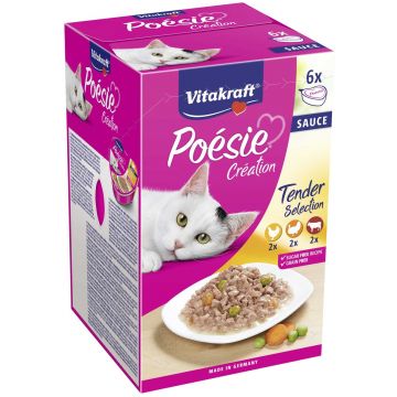 VITAKRAFT Posie Sauce Bol pentru pisici în Sos, pachet 6x85g