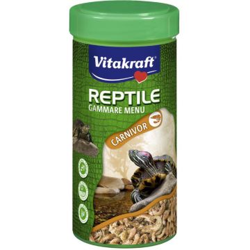 VITAKRAFT Reptile Gammare Carnivor, Hrană pentru broaşte ţestoase 1l