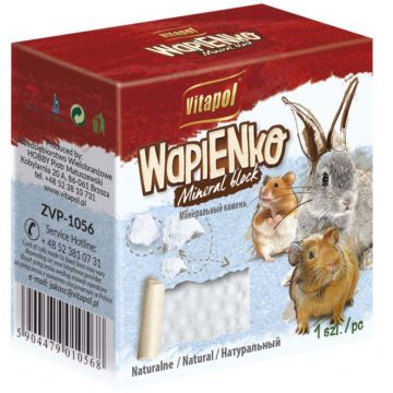 VITAPOL Bloc mineral pentru rozătoare, Natural 40g