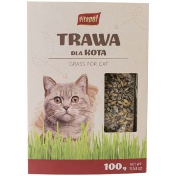 VITAPOL Iarbă pentru pisici, seminţe 100g