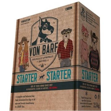VON BARF Starter, hrană crudă congelată pentru câini