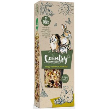 WITTE MOLEN Country Baton pentru rozătoare, cu Afine şi Pere 110g
