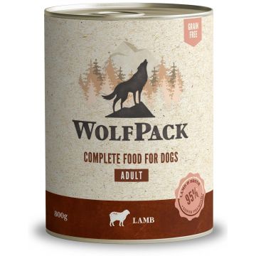 WOLFPACK Adult Miel, Hrană umedă pentru câini adulţi