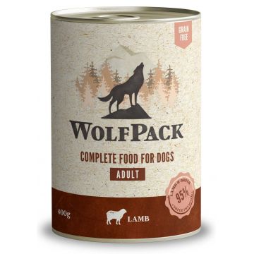 WOLFPACK Adult Miel, Hrană umedă pentru câini adulţi