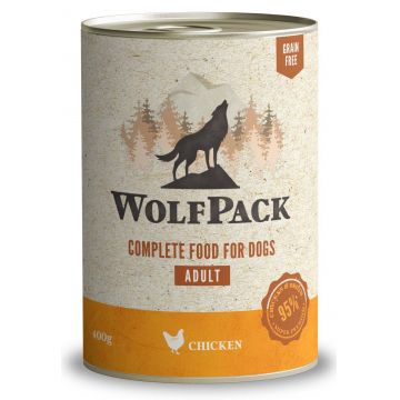 WOLFPACK Adult Pui, Hrană umedă pentru câini adulţi