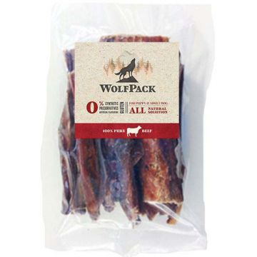 WOLFPACK Recompensă pentru câini, Esofag de Vită, plat 100g
