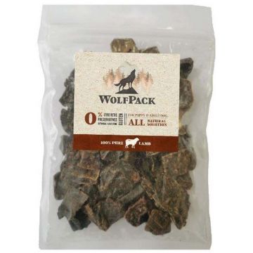 WOLFPACK Recompensă pentru câini, Ficat de miel 100g