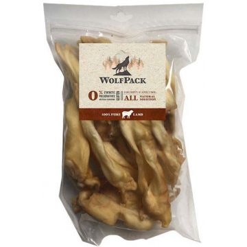 WOLFPACK Recompensă pentru câini Urechi de Miel 250g