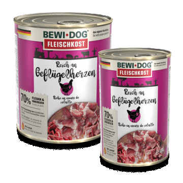 Bewi Dog Conserva Inima De Pasare - 800-g