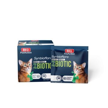 Bio PetActive Synbioflora PreProbiotics pentru Pisici -30 plicuri