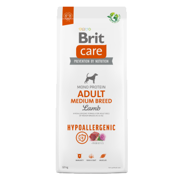 Brit Care Dog Hypoallergenic Adult Medium Breed Miel 12 kg