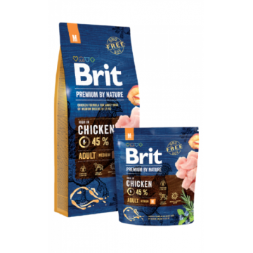 Brit Premium By Nature Adult M - 3-kg