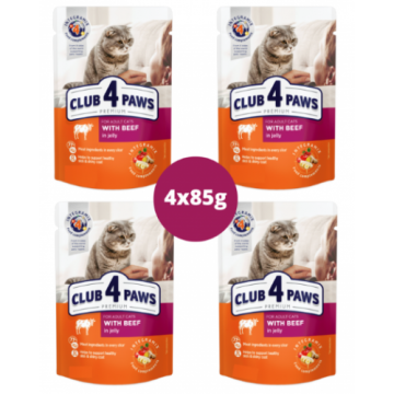 Club 4 Paws Pisica Plic Vita 4 X 85 g
