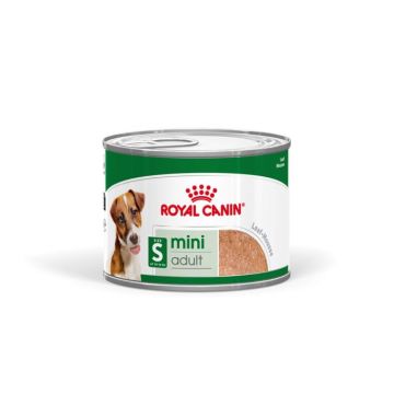 Conserva hrana umeda caini, Royal Canin Mini Adult Loaf, 195G
