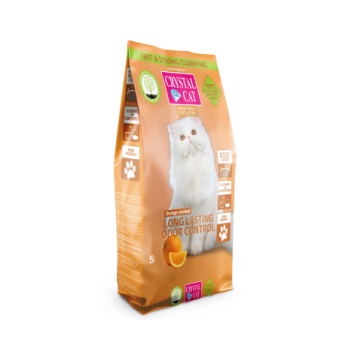 Crystal Cat Asternut Vegetal Tofu Portocala 5 L