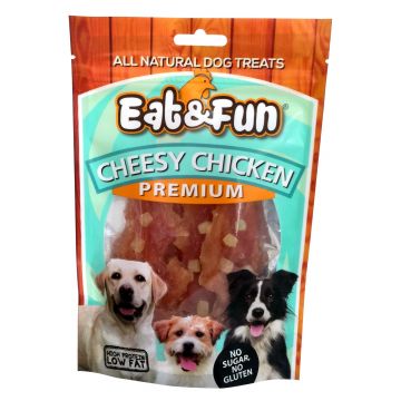 Eat&Fun Recompense Caini Cheesy Chicken 100 G