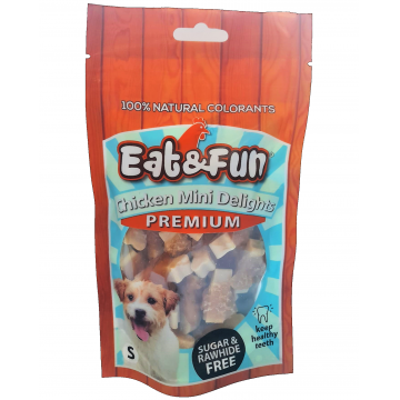 Eat&Fun Recompense Caini Chicken Mini Delights 100 g