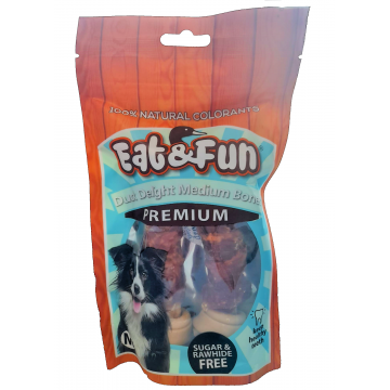 Eat&Fun Recompense Caini Duck Delights Medium Bones 160 g