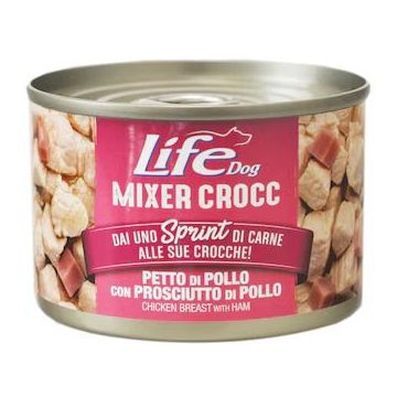 Hrana Umeda Caini, Life Dog Mixer, Piept de Pui & Sunca, 150 g